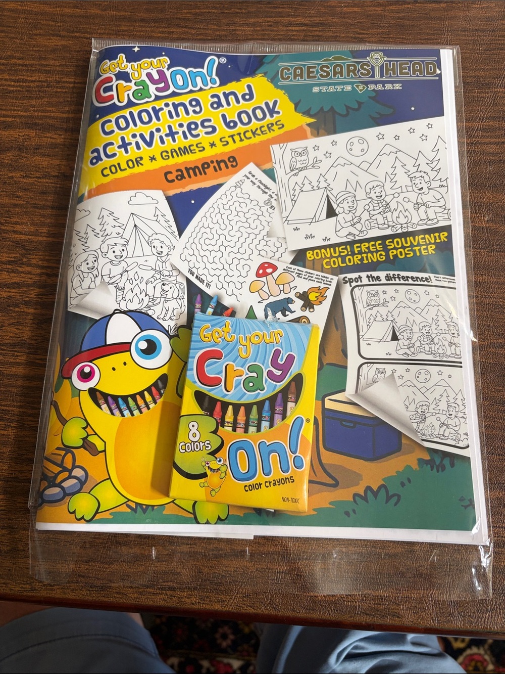 Coloring and activities book. Carsars Head State Park. NWT